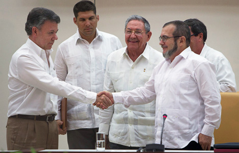 Мир для Колумбии (Foto: Ladyrene Pérez / Cubadebate) Мир для Колумбии (Foto: Ladyrene Pérez / Cubadebate)