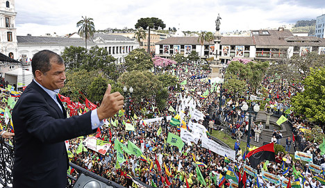 Nuevo intento de organizar una revoluci&#243;n de colores en Ecuador