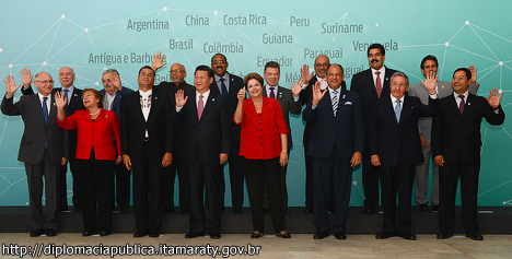 General Secretary Xi Jinping with the presidents of Latin American countries