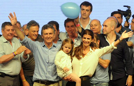 Newly Elected Argentinian President Mauricio Macri