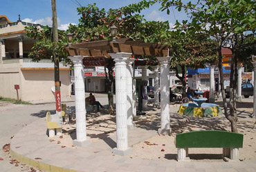 Town park of agricultural scale in the country's capital, Belmopan