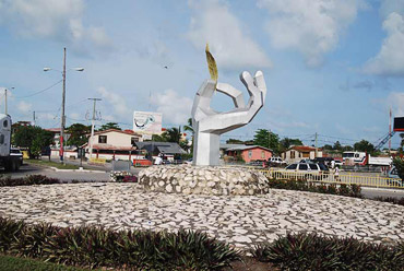 Entrance to Belize City
