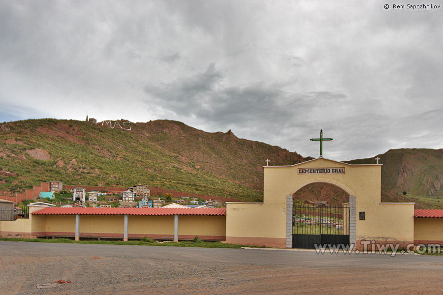 The cemetery of Desaguadero