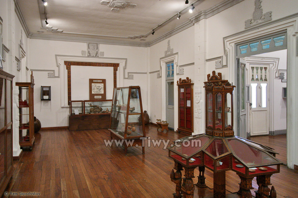 El museo Tiwanaku, La Paz, Bolivia 