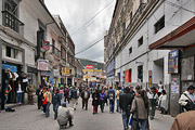 The pedestrian street Comercio