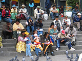 Hoy la Plaza Murillo es el lugar de descanso preferido de los habitantes de la ciudad