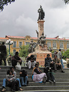 Hoy la Plaza Murillo es el lugar de descanso preferido de los habitantes de la ciudad