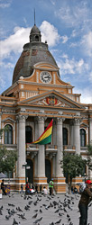 The government building of the National Congress of Bolivia