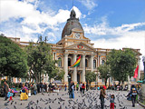 The government building of the National Congress of Bolivia