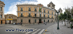 The presidential palace - «Palacio Quemado»