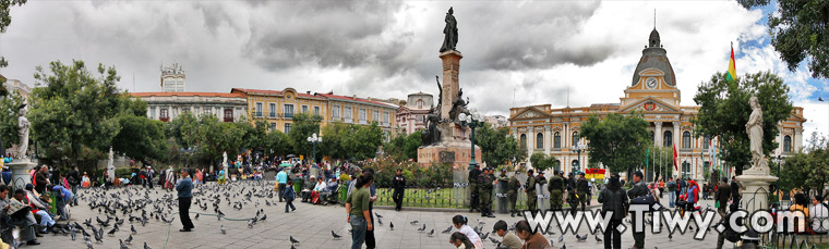 Plaza Murillo, La Paz, Bolivia