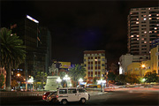 La Plaza del Estudiante de noche