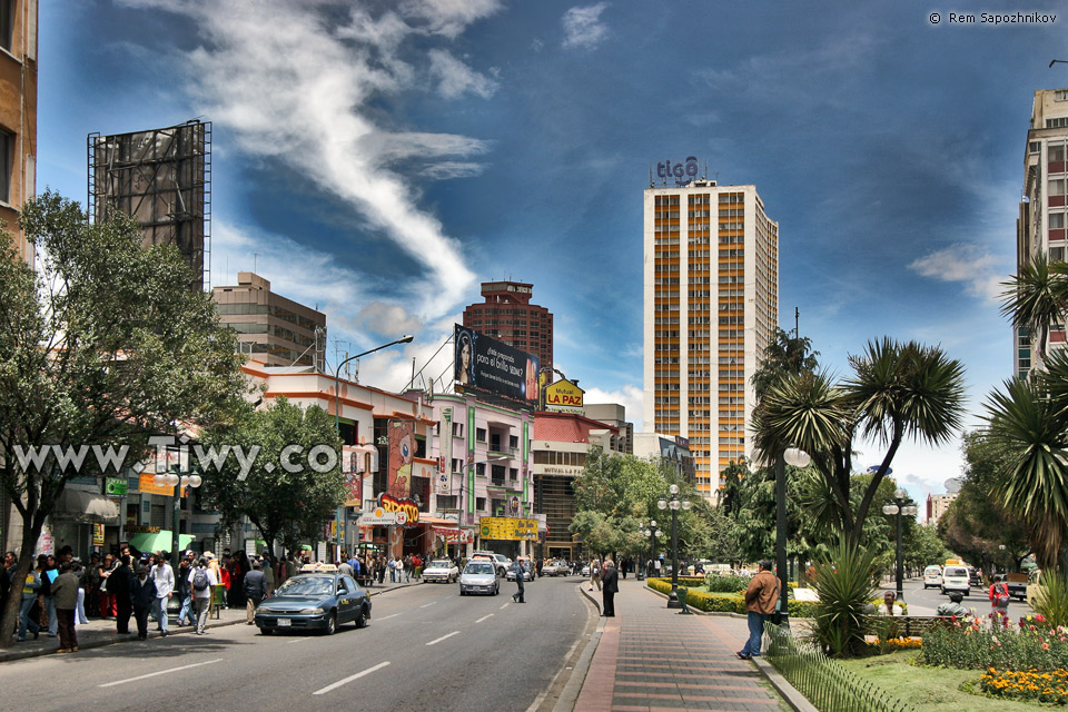 Paseo El Prado, La Paz, Bolivia