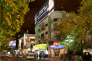 Paseo El Prado at night