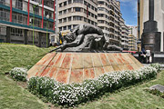 The monument to Al Soldado Desconocido (the Unknown soldier)