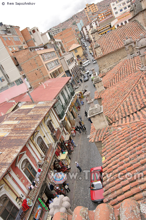 Улица Сагарнага (Sagarnaga), Ла-Пас, Боливия