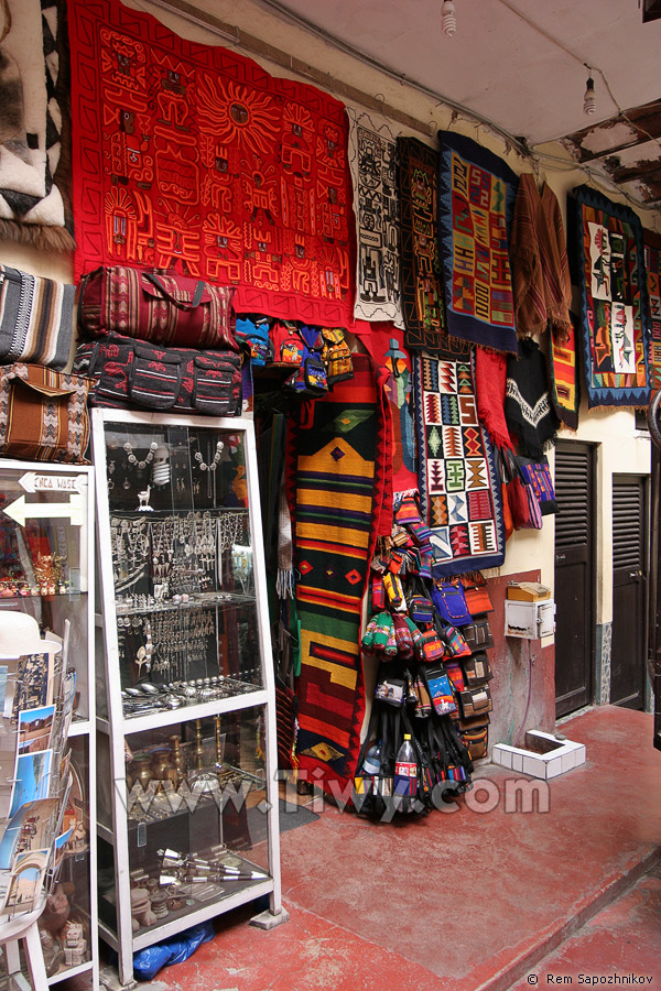 Sagarnaga street, La Paz, Bolivia