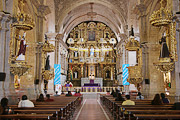 Inside the San Francisco church