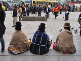 People at the San Francisco square