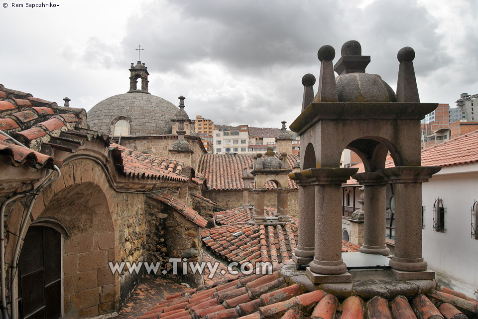 Roof of San Francisco church