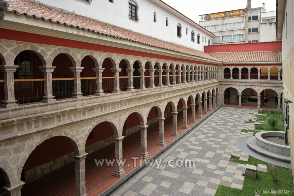 El monasterio San Francisco, La Paz, Bolivia