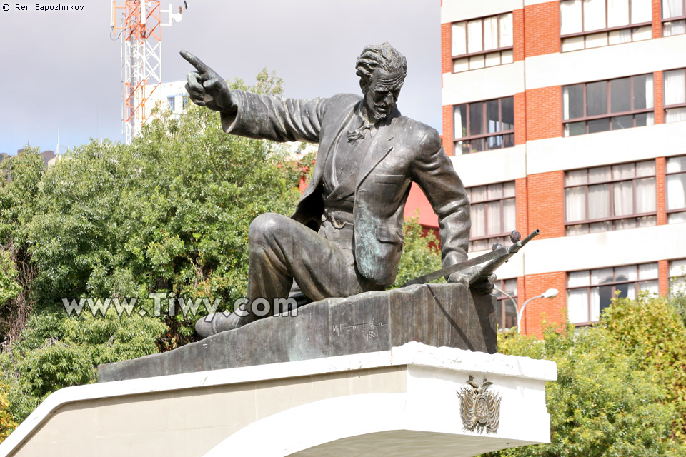 El monumento al héroe nacional Eduardo Abaroa