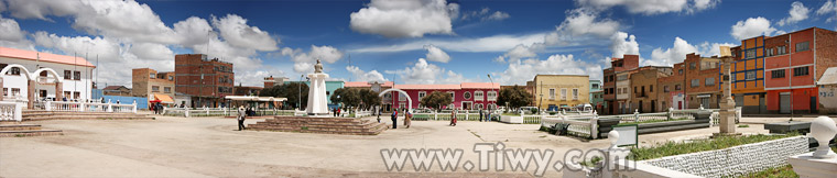 Plaza principal de Laja