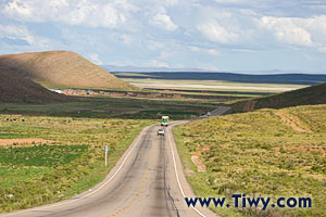 En el camino de La Paz a Oruro