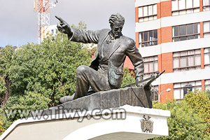 El monumento al héroe nacional Eduardo Abaroa