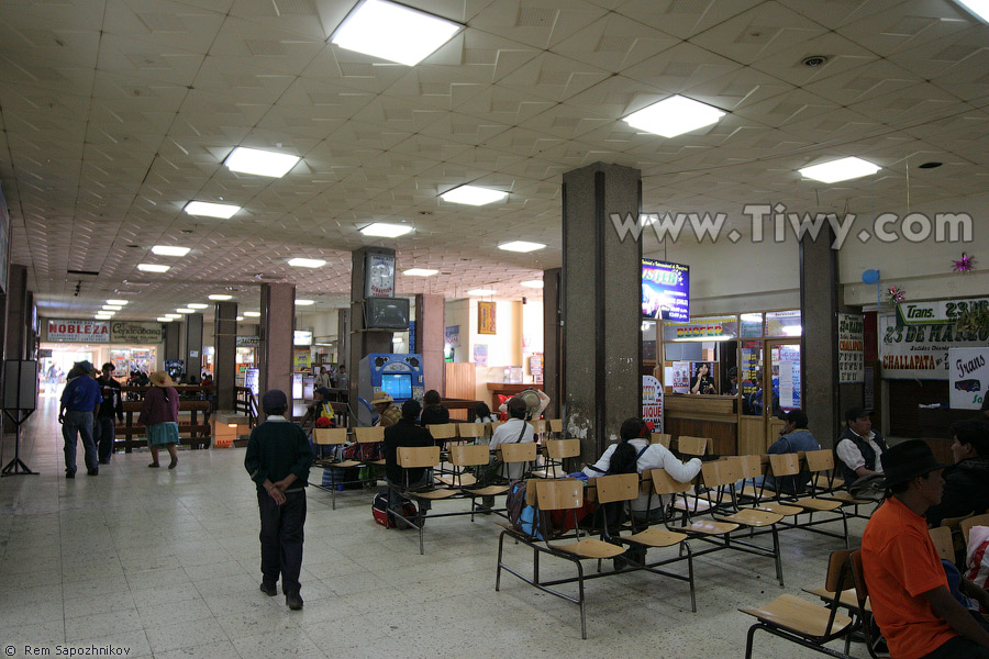 Bus station of Oruro