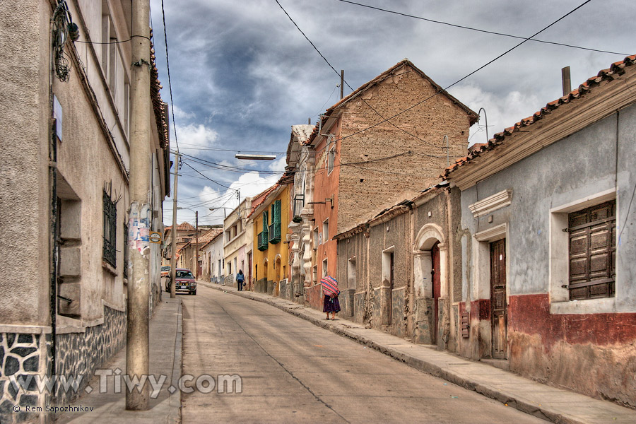Calle Chuquisaca, Potos, Bolivia
