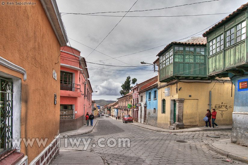 Calle Paz, Potosí, Bolivia