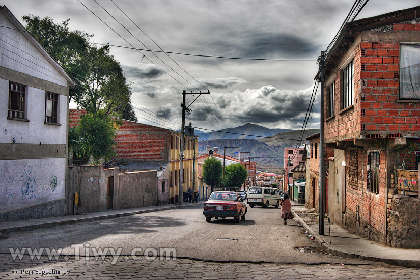 Calles de Potosí, Bolivia