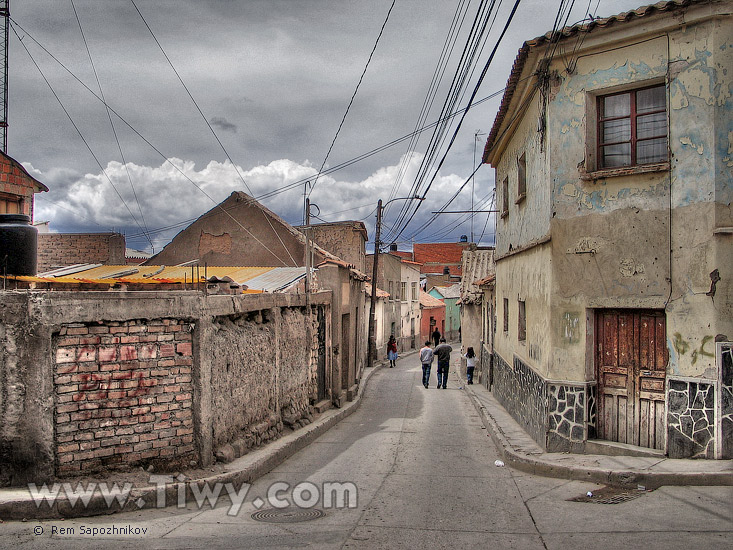 Potosi streets, Bolivia