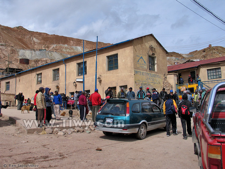 Vida cotidiana de mineros - Potos, Bolivia