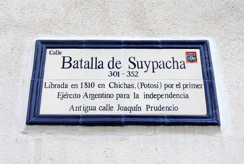 Calle Batalla de Suypacha - Sucre, Bolivia