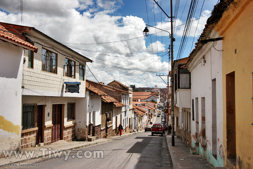 Sucre streets, Bolivia