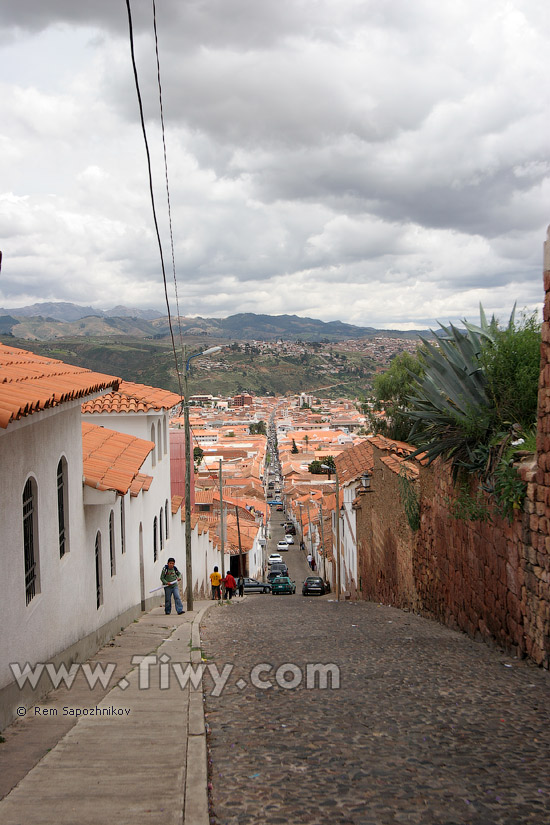 Sucre streets, Bolivia