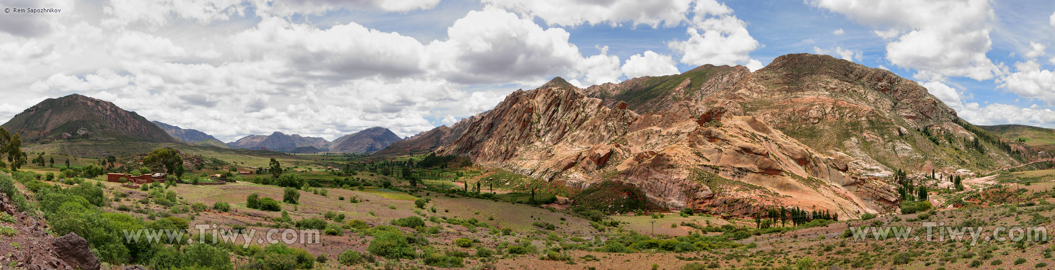 Дорога между Сукре и Потоси - Боливия