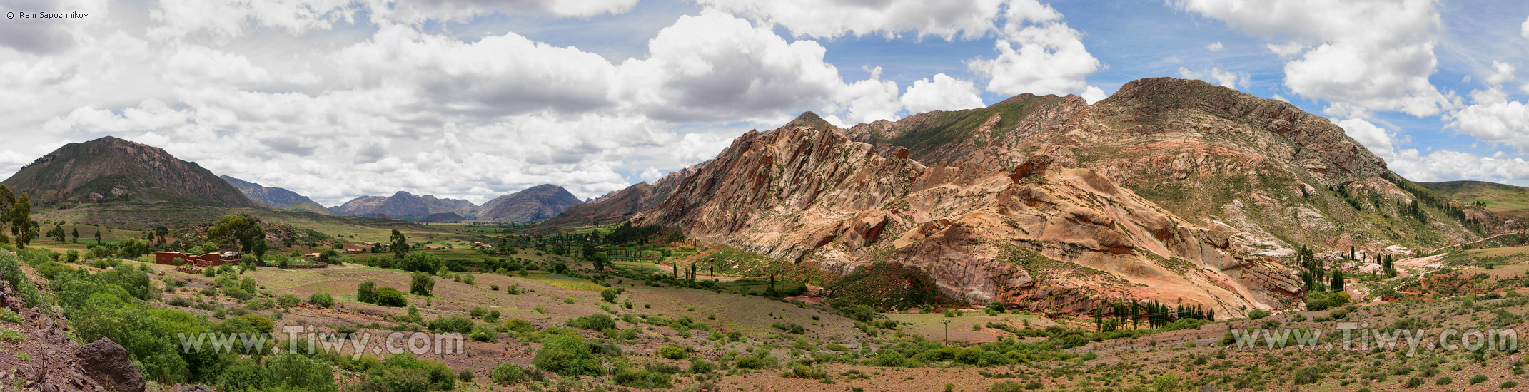 Camino entre Sucre y Potosí