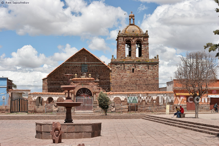 La iglesia de Tiwanaku