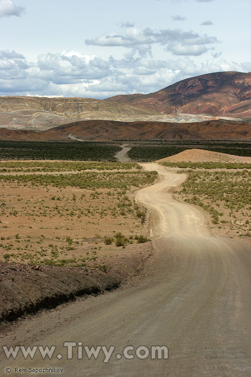 El camino de Uyuni a Potosí