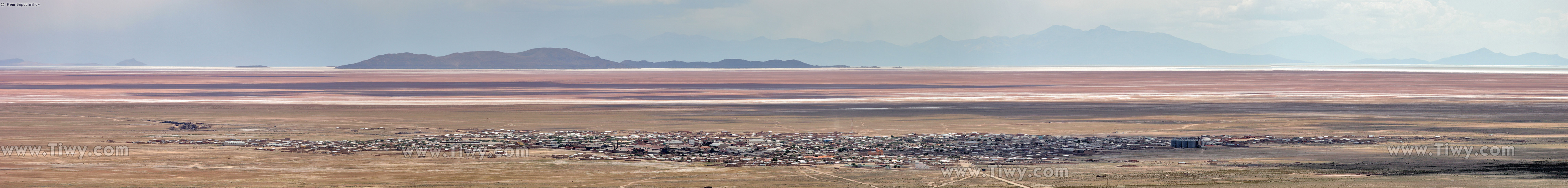 Vista panoramica de Uyuni