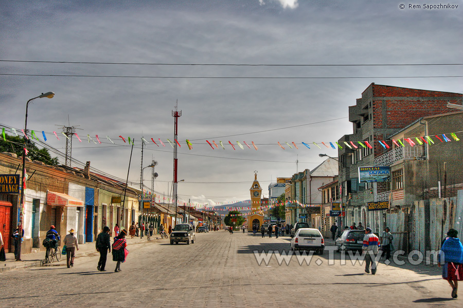 La calle central de Uyuni