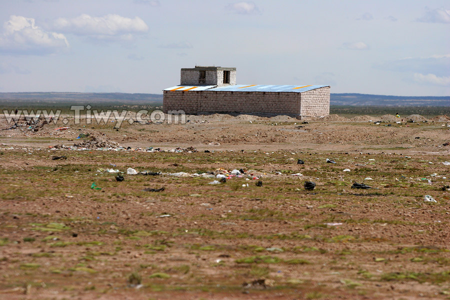 El "aeropuerto " de Uyuni