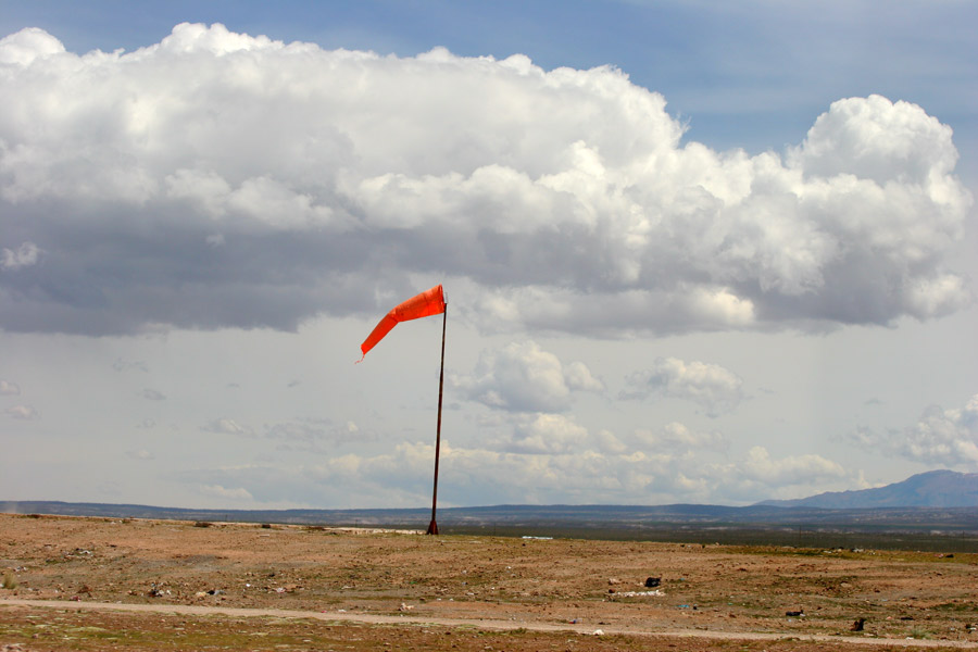 El "aeropuerto " de Uyuni