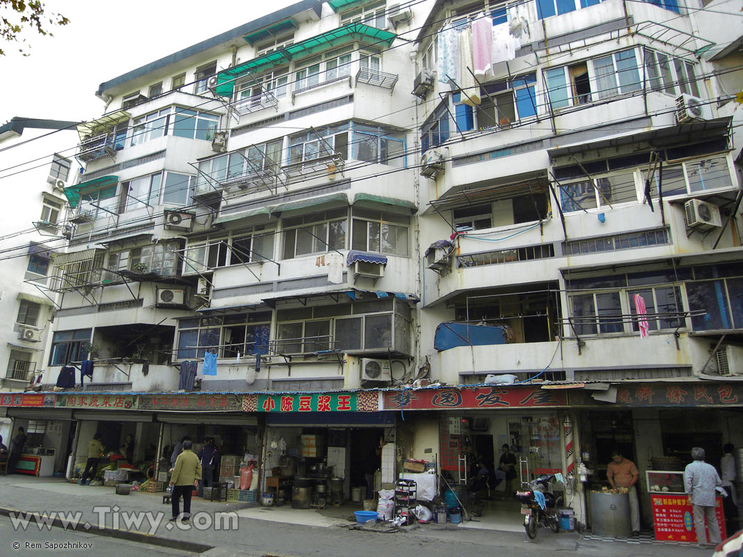 Building near the park