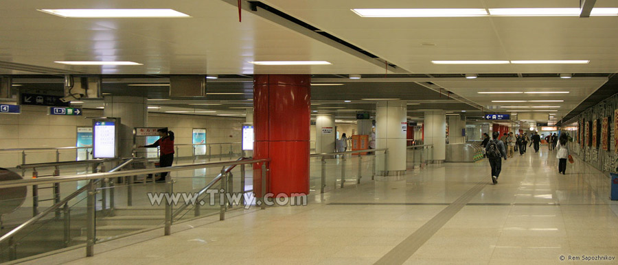 Gulou station in Nanjing subway