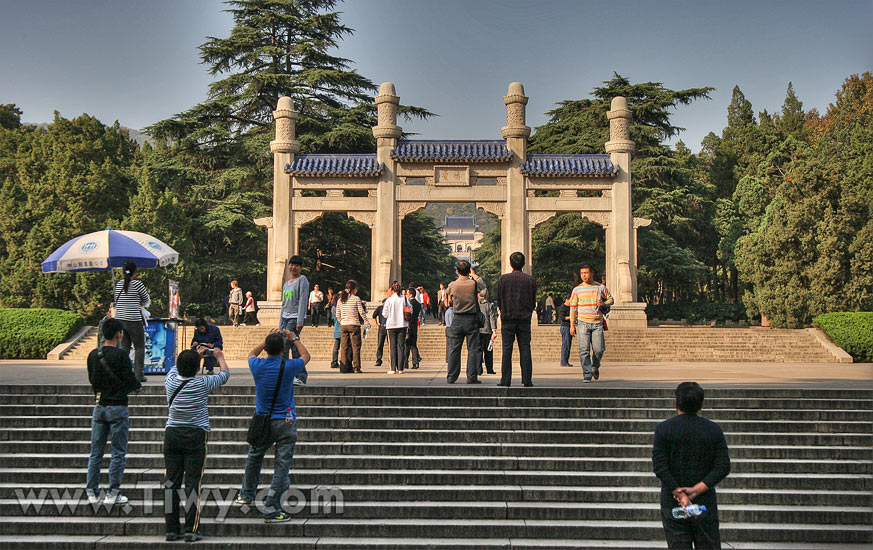 Gates on the way to the Mausoleum