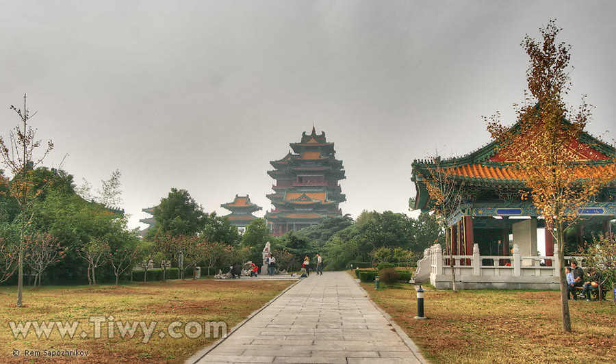 Around the Yuejiang tower